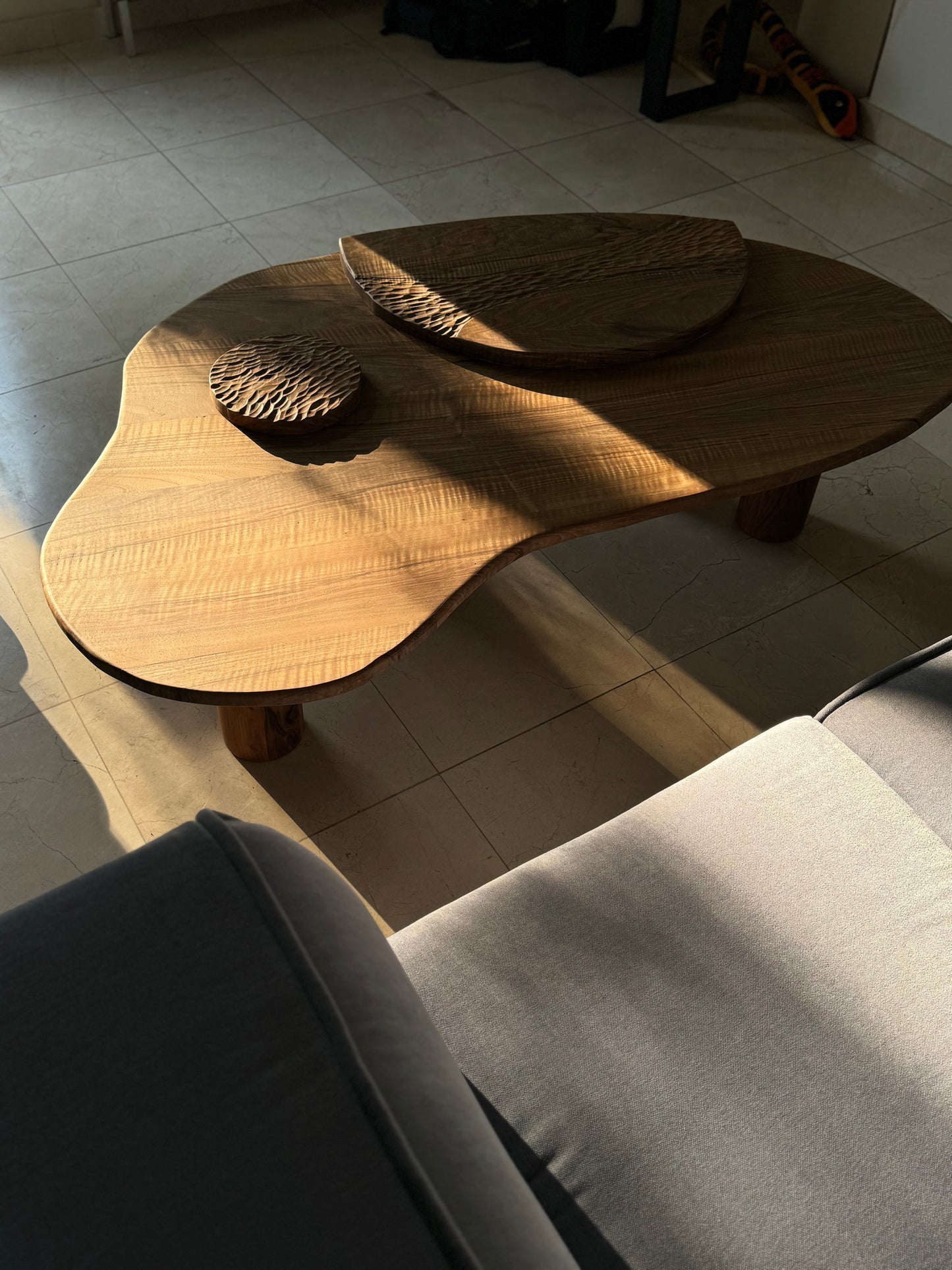 Table Basse Nébuleuse - Noyer