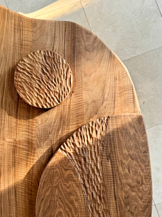 Table Basse Nébuleuse - Noyer