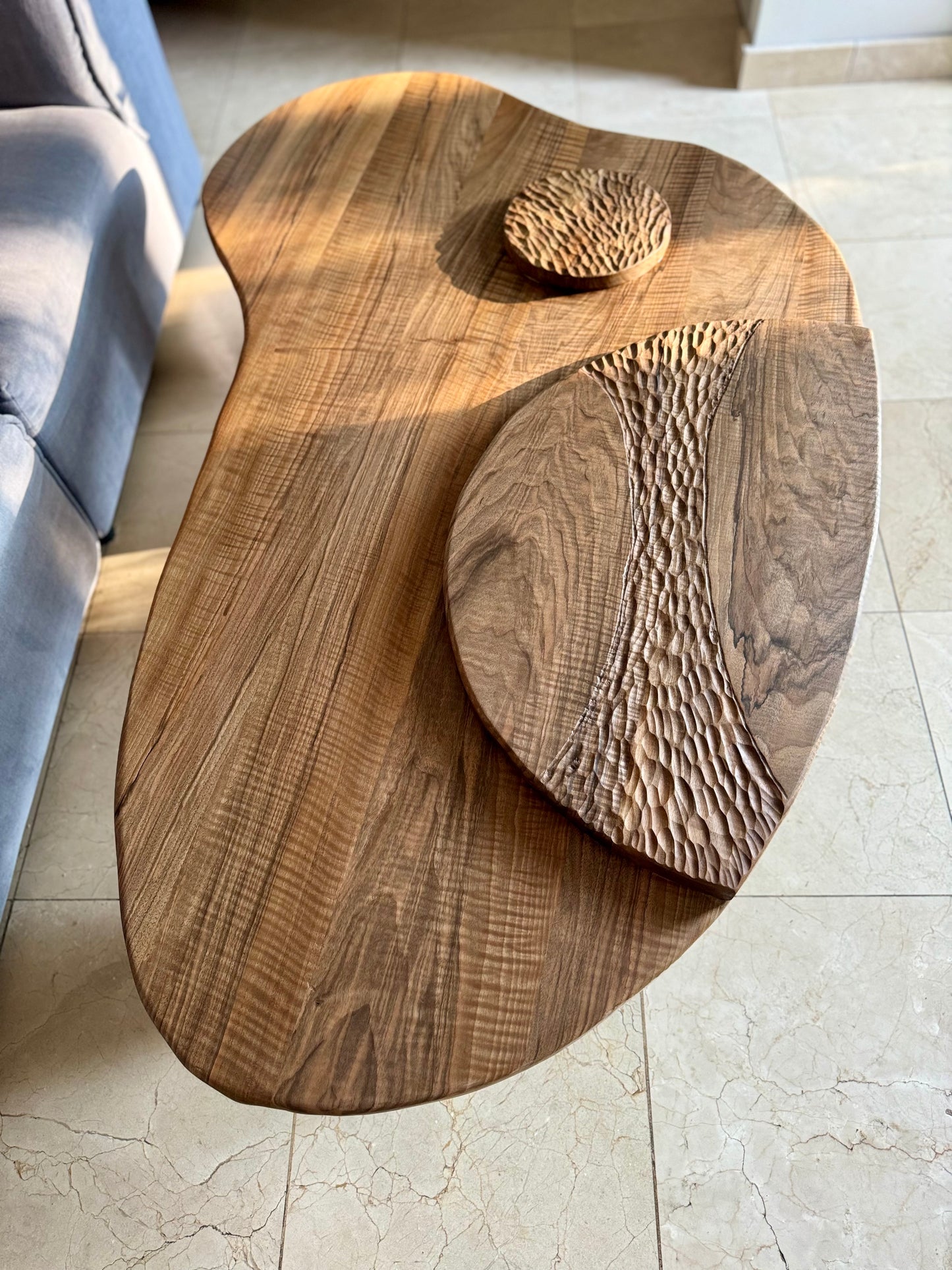 Table Basse Nébuleuse - Noyer